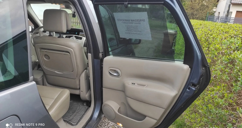 Renault Grand Scenic cena 11000 przebieg: 259618, rok produkcji 2008 z Trzciel małe 326